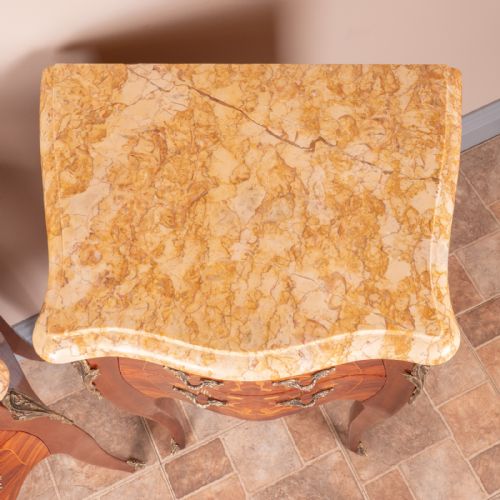 PAIR OF FRENCH MARQUETRY BEDSIDES - ADDITIONAL PHOTO 7