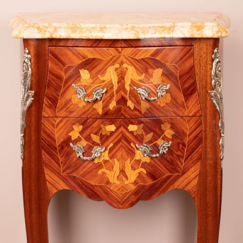 PAIR OF FRENCH MARQUETRY BEDSIDES - ADDITIONAL PHOTO 10