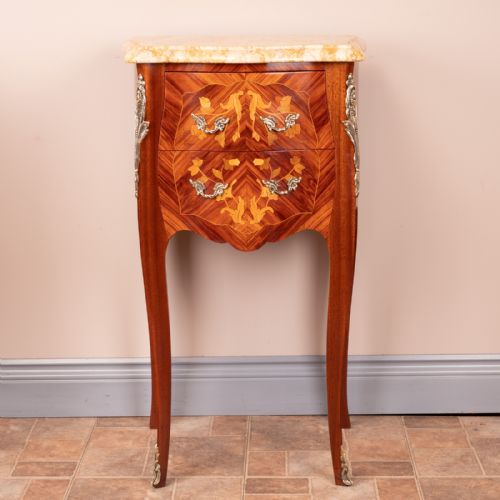 PAIR OF FRENCH MARQUETRY BEDSIDES - ADDITIONAL PHOTO 11