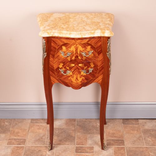 PAIR OF FRENCH MARQUETRY BEDSIDES - ADDITIONAL PHOTO 12