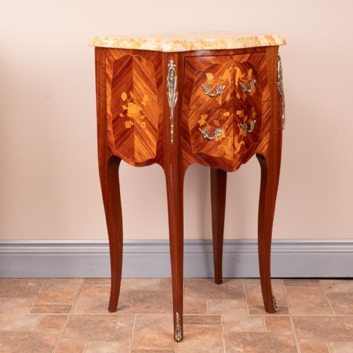 PAIR OF FRENCH MARQUETRY BEDSIDES - ADDITIONAL PHOTO 13