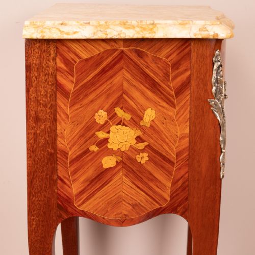 PAIR OF FRENCH MARQUETRY BEDSIDES - ADDITIONAL PHOTO 14