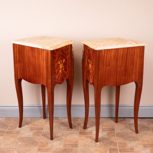 PAIR OF FRENCH MARQUETRY BEDSIDES - ADDITIONAL PHOTO 17