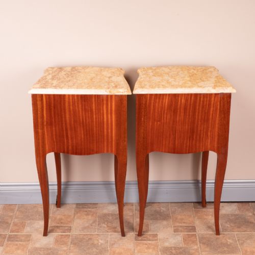 PAIR OF FRENCH MARQUETRY BEDSIDES - ADDITIONAL PHOTO 18
