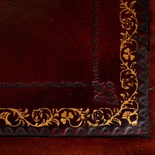 GOOD QUALITY EDWARDIAN MAHOGANY PEDESTAL DESK - ADDITIONAL PHOTO 11