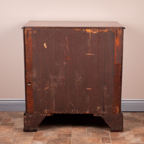 SMALL GEORGIAN MAHOGANY INLAID CHEST OF DRAWERS - ADDITIONAL PHOTO 18