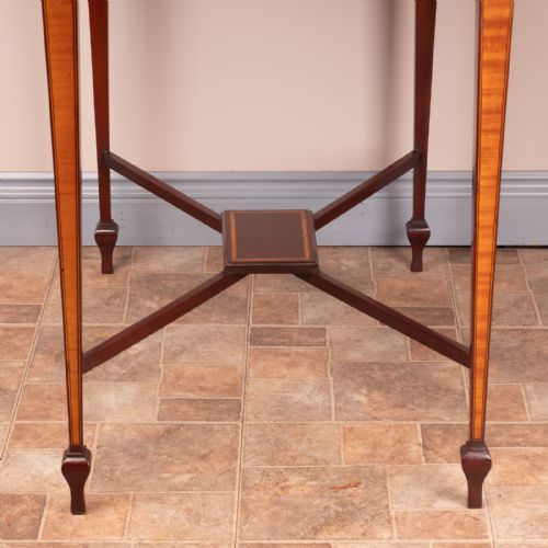 GOOD QUALITY EDWARDIAN INLAID MAHOGANY OCCASIONAL TABLE - ADDITIONAL PHOTO 7