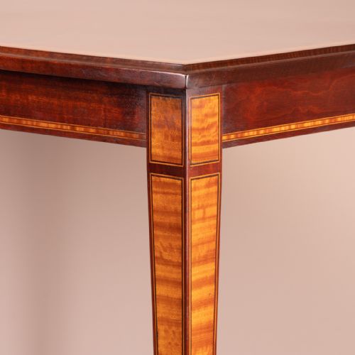 GOOD QUALITY EDWARDIAN INLAID MAHOGANY OCCASIONAL TABLE - ADDITIONAL PHOTO 9