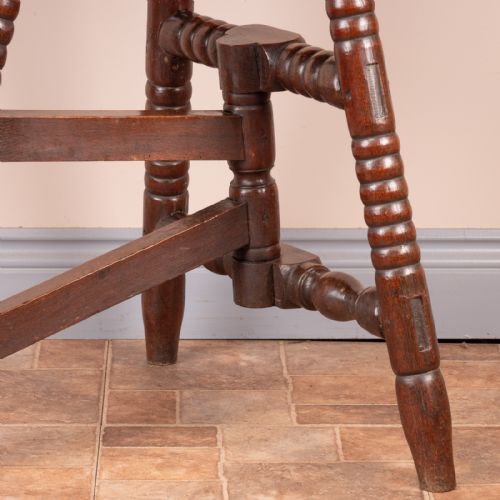 COUNTRY OAK FOLDING OCCASIONAL TABLE - ADDITIONAL PHOTO 7