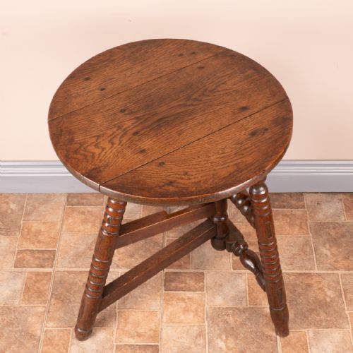 COUNTRY OAK FOLDING OCCASIONAL TABLE - ADDITIONAL PHOTO 8