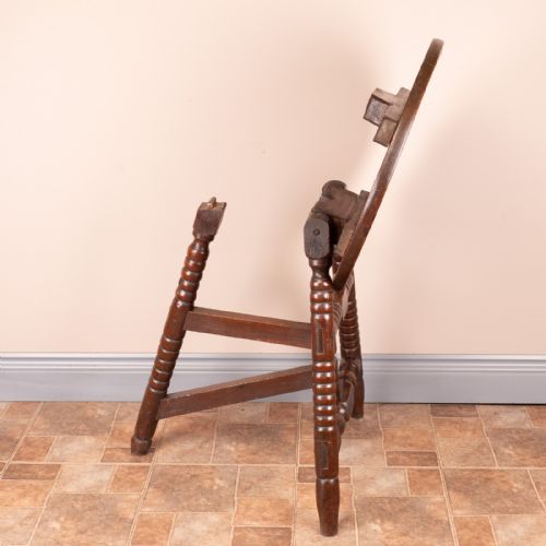 COUNTRY OAK FOLDING OCCASIONAL TABLE - ADDITIONAL PHOTO 12