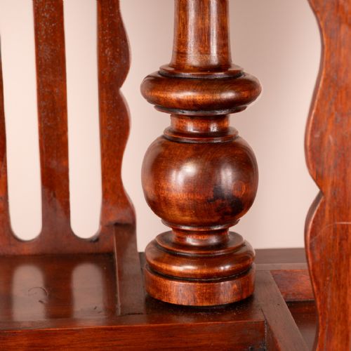 INLAID MAHOGANY TABLE TOP REVOLVING BOOKCASE - ADDITIONAL PHOTO 2