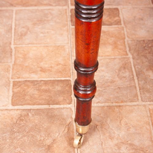 19THC MAHOGANY PEMBROKE WORK TABLE - ADDITIONAL PHOTO 7