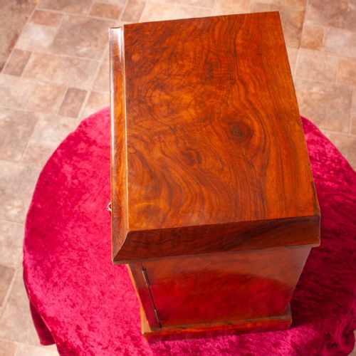GOOD QUALITY WALNUT TABLE TOP COLLECTOR'S CABINET - ADDITIONAL PHOTO 7