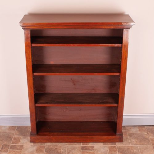 edwardian open bookcase - CATEGORY: ANTIQUE BOOKCASES - DATED EDWARDIAN