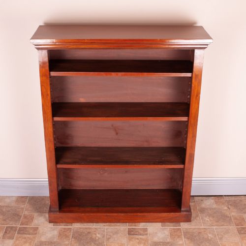 EDWARDIAN OPEN BOOKCASE - ADDITIONAL PHOTO 1