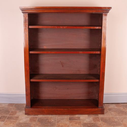 EDWARDIAN OPEN BOOKCASE - ADDITIONAL PHOTO 4