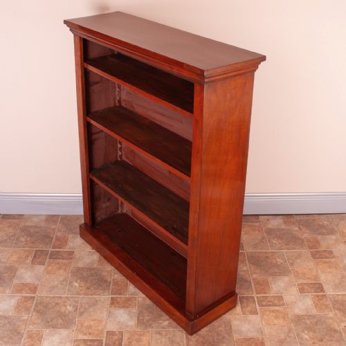 EDWARDIAN OPEN BOOKCASE - ADDITIONAL PHOTO 5