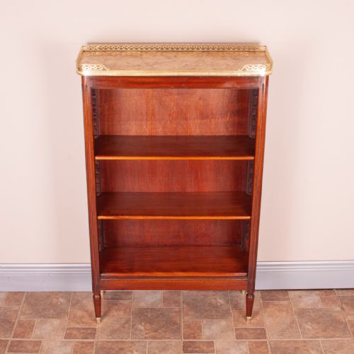 french open bookcase - CATEGORY: ANTIQUE BOOKCASES - DATED 1930