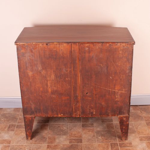 19THC MAHOGANY BOW FRONTED CHEST OF DRAWERS - ADDITIONAL PHOTO 11