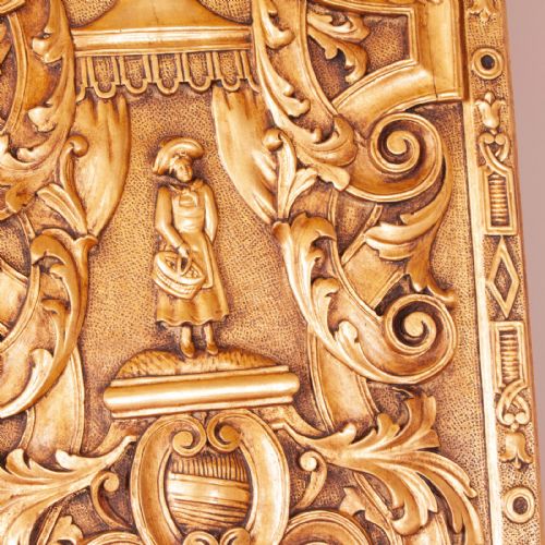 PAIR OF 19THC CONTINENTAL GILT HALL CHAIRS - ADDITIONAL PHOTO 16