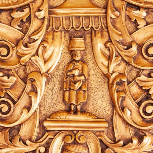 PAIR OF 19THC CONTINENTAL GILT HALL CHAIRS - ADDITIONAL PHOTO 17