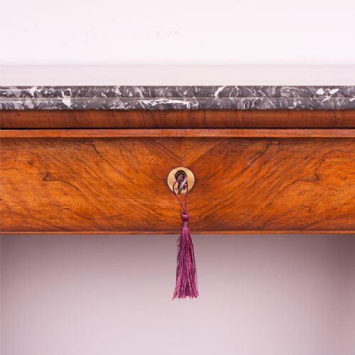 19THC FRENCH WALNUT CONSOLE TABLE - ADDITIONAL PHOTO 9