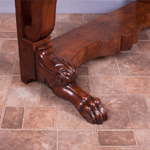 19THC FRENCH WALNUT CONSOLE TABLE - ADDITIONAL PHOTO 11