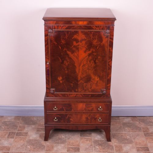 GOOD QUALITY MAHOGANY FOLIO CABINET - ADDITIONAL PHOTO 1