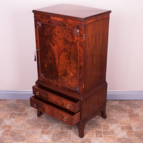 GOOD QUALITY MAHOGANY FOLIO CABINET - ADDITIONAL PHOTO 3