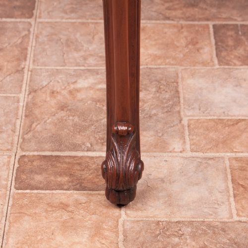 GOOD QUALITY MARQUETRY TOPPED ROUND COFFEE TABLE - ADDITIONAL PHOTO 6