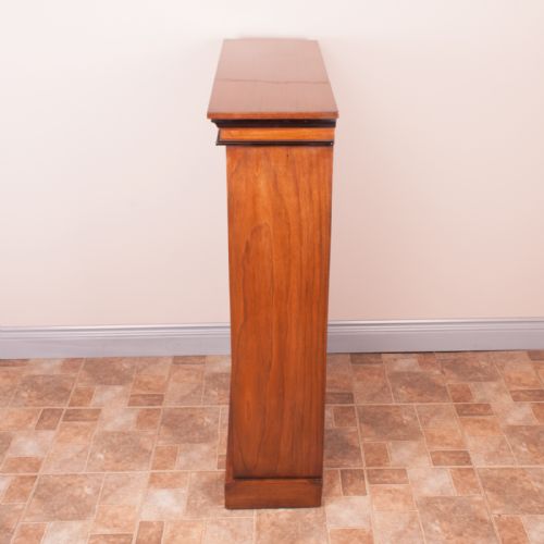 GOOD SIZED WALNUT OPEN BOOKCASE - ADDITIONAL PHOTO 2