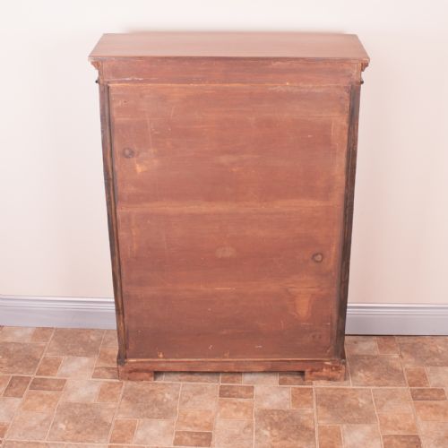 GOOD SIZED WALNUT OPEN BOOKCASE - ADDITIONAL PHOTO 5