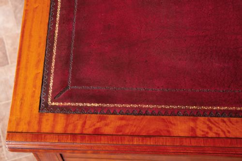 GOOD QUALITY INLAID SATINWOOD WRITING DESK - ADDITIONAL PHOTO 10