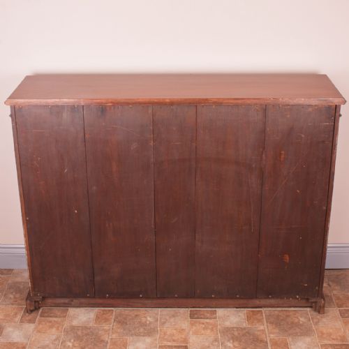 GOOD QUALITY WALNUT OPEN BOOKCASE - ADDITIONAL PHOTO 10