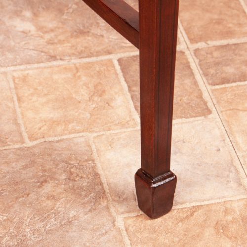 EDWARDIAN EBONY INLAID MAHOGANY OVAL OCCASIONAL TABLE - ADDITIONAL PHOTO 5