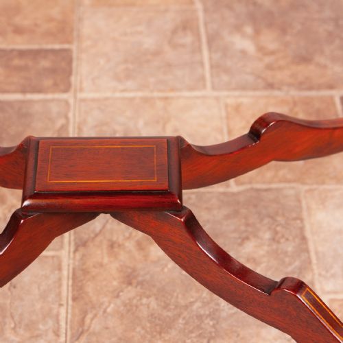 EDWARDIAN INLAID MAHOGANY BIJOUTERIE DISPLAY TABLE - ADDITIONAL PHOTO 11