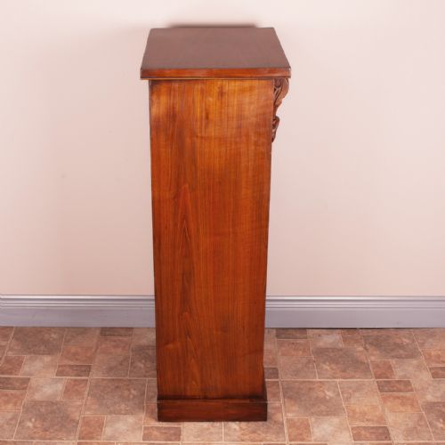 VICTORIAN WALNUT WELLINGTON CHEST OF DRAWERS - ADDITIONAL PHOTO 3