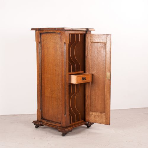 OAK MUSIC FILING CABINET - ADDITIONAL PHOTO 4