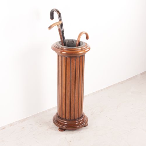 19THC GOOD QUALITY WALNUT UMBRELLA STICK STAND - ADDITIONAL PHOTO 1