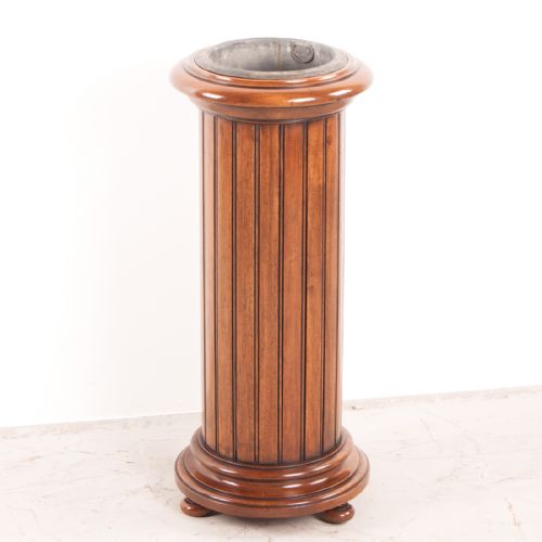 19THC GOOD QUALITY WALNUT UMBRELLA STICK STAND - ADDITIONAL PHOTO 2