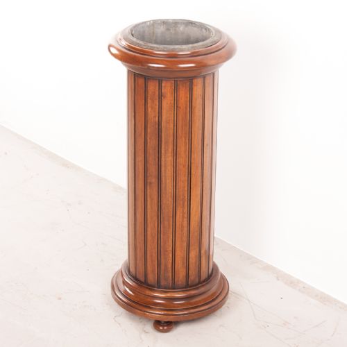 19THC GOOD QUALITY WALNUT UMBRELLA STICK STAND - ADDITIONAL PHOTO 3