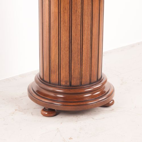 19THC GOOD QUALITY WALNUT UMBRELLA STICK STAND - ADDITIONAL PHOTO 5
