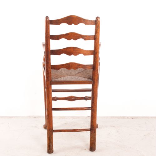 CHILD'S RUSH SEATED LADDERBACK HIGH CHAIR - ADDITIONAL PHOTO 4