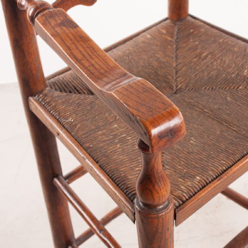 CHILD'S RUSH SEATED LADDERBACK HIGH CHAIR - ADDITIONAL PHOTO 8