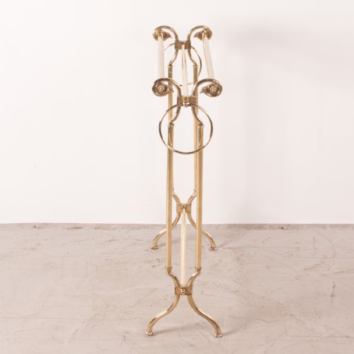 GOOD QUALITY CONTINENTAL BRASS TOWEL RAIL - ADDITIONAL PHOTO 3