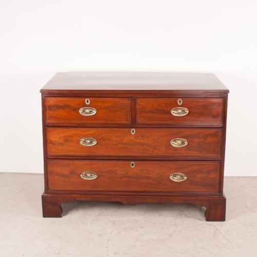 INLAID MAHOGANY CHEST OF DRAWERS - ADDITIONAL PHOTO 1