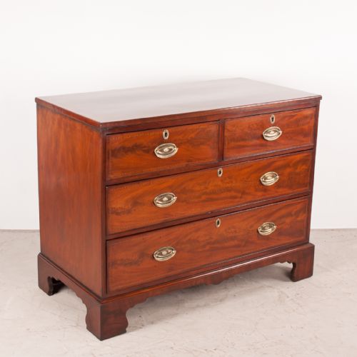 INLAID MAHOGANY CHEST OF DRAWERS - ADDITIONAL PHOTO 2