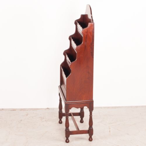 MAHOGANY MAGAZINE RACK - ADDITIONAL PHOTO 3