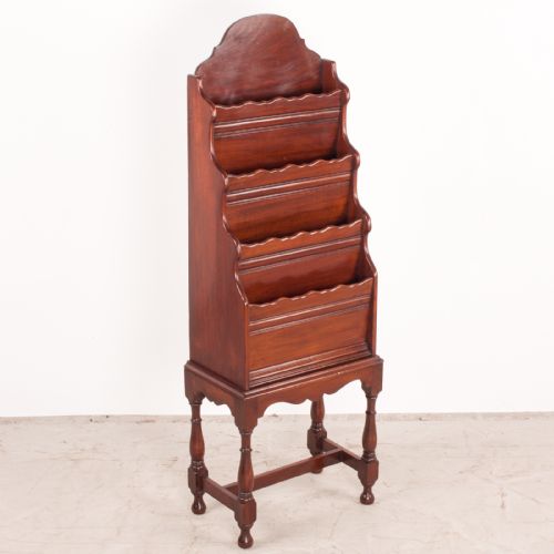 MAHOGANY MAGAZINE RACK - ADDITIONAL PHOTO 5